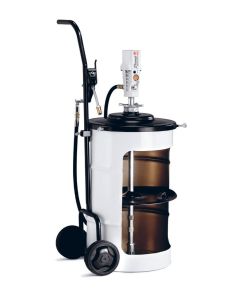 Samoa Pumpmaster 3, 55:1 Ratio Air Operated Mobile Grease Unit for 50kg Drums 425290